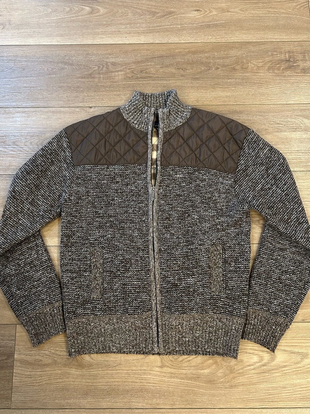 Gioberti Boys Size 14 Full Zip Textured Jacket Plaid Lined 2020